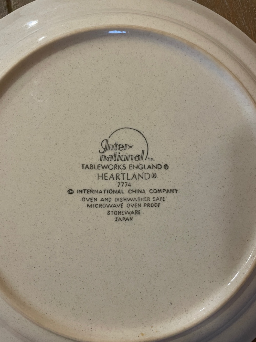 Cream Farmhouse Motif Ceramic Dinner Plate - Multicolor Accents - Picture 5 of 6